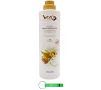 WEXOR Suavizante Elisir Ammorbidente Giallo Cashmere - Suavizante amarillo de cachemira con ylang ylang, cachemira y pachulí, 30 lavados, 750 ml + llavero Beni Culinari gratuito