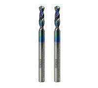 WEXWE Tools - Broca de carburo sólido CNC, broca de aluminio de alto rendimiento, diseño de vástago recto, punta de 118°, diámetro de corte de 3.0 mm, diámetro de 0.12 pulgadas, 38 mm de largo total