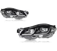 Wexxaii conjunto de faros de coche Faro delantero para Jaguar para XJ XJL 2012-2019, conjunto de faros LHD mejorados, lente proyector, faro