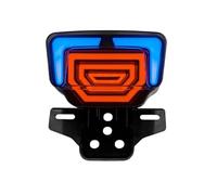Wexxaii Indicatori per moto Luz trasera para girar la dirección de señal con escaneo animación dinámica y respiración para TMX125/155 CG125(Blue light)