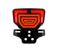 Wexxaii Indicatori per moto Luz trasera para girar la dirección de señal con escaneo animación dinámica y respiración para TMX125/155 CG125(Red light)