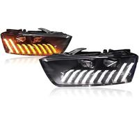 Wexxaii Luz del faro del coche Conjunto de faros delanteros para Q3 2013-2018 Luces coche Lámparas circulación diurna