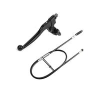 Wexxaii Palanca de freno Maneta de embrague izquierda, manillar 39", cable para motores 50cc, 70cc, 90cc, 110cc y 125cc(Set A)