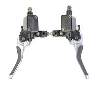 Wexxaii Palanca de freno Manetas de freno y embrague traseras para motocicleta, con depósito cilindro para maestro,izquierda derecha,para Yamaha(Pair)