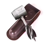 WEYLAND 1 1/2 Inch Bushcraft Settlers Tool - Survival Bushcraft Hand Auger Wrench - Bushcraft Gear and Equipment Scotch Eye Wood Drill Peg and Manual Hole Maker Multitool for Camping and Bushcrafting