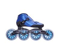 Weyot Patines En Linea Adulto, Patines Profesionales, Patines 4 Ruedas Mujer Y Hombre, Patines De Velocidad De Fibra De Carbono para Exteriores, Unisex, EU 38/UK 5/ 24CM,Blue