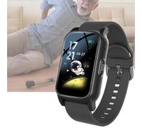 Reloj Localizador Personas Mayores GPS, Reloje Inteligente con Detector de Caidas, Podómetro, Botón de Llamada SOS, Smartwatch para Personas Mayores,Black