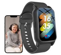 Weyot Reloj Localizador Personas Mayores Reloj Inteligente con Detector de Caídas, Aviso de caída, Botón SOS, Localizador GPS para Personas Mayores o AlzheimerBlack,One Size