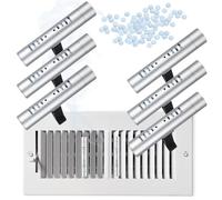 Weysat 6 ambientadores para toda la casa, difusor pasivo, clips de ventilación, fácil colocación, ajustable, HVAC, filtro de aromas, sistema de fragancia para rejillas de ventilación HVAC para casa