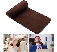 Weysat - Almohada Cervical para sillón reclinable Antideslizante de Forro Polar, cojín Ajustable para Cuello y Cabeza, Ideal para Viajes, casa, Oficina, sofá o sillón, Color café