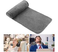 Weysat Almohada de Cuello para Silla reclinable, Forro Polar Antideslizante, Ajustable, Soporte para el Cuello, Almohada reposacabezas para Viajes, hogar, Oficina, sillón reclinable, Gris Oscuro