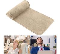 Weysat Almohada de cuello para silla reclinable, forro polar antideslizante, ajustable, soporte para el cuello, almohada reposacabezas para viajes, hogar, oficina, sillón reclinable, color camel claro