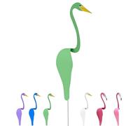 WEYSHHT Florida Dancing Birds, Swirl Bird, Flamingo Wind Spinner, Flamingo Hecho a Mano, Esculturas de Viento, Magical Metal Windmill, Flamenco Pájaro Dinámico Caprichoso, Decoración Jardín