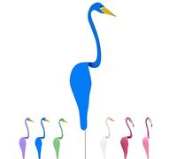 WEYSHHT Florida Dancing Birds, Swirl Bird, Flamingo Wind Spinner, Flamingo Hecho a Mano, Esculturas de Viento, Magical Metal Windmill, Flamenco Pájaro Dinámico Caprichoso, Decoración Jardín