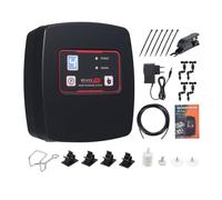 Weytoll Humidificador de Reptiles, Sistema de Nebulización con Aplicación de Control para Mascotas Trepadoras Caja con 4 Cabezales Rociadores Regulación de Potencia de 4 Velocidades