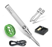 Weytoll Soldador compacto inalámbrico USB recargable soldador portátil herramientas de soldadura más seguras hogar DIY pluma de soldadura de mano2