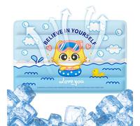 Wezalget Almohadilla de enfriamiento para Perro, Almohadilla de enfriamiento de Perros,Mat de Hielo Pad, Almohadilla para Perros | Suministros de Mascotas de cojín Lavables, Cama de Gato de Manta no