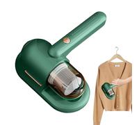 Wezalget Aspirador para colchones, aspirador manual con luz UV portátil - Herramienta ligera y compacta para quitar el polvo, y polen con batería recargable
