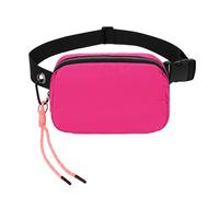 Wezalget Bolso Bandolera pequeño | Impermeable | Bandolera Multifuncional Impermeable para Mujeres y Hombres, de Gran Capacidad para Deportes, Hot Pink, Refer to Description
