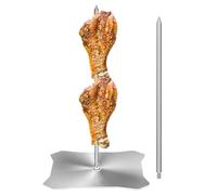 Wezalget Brochetas Verticales Para Parrilla - Brocheta Vertical De Acero Inoxidable,Soporte Para Carne Asada Al Horno Tacos Pollo | Kebab Shawarma