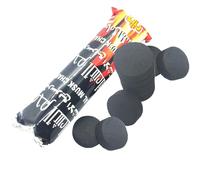 Wezalget Carbón para Asar, carbón de Madera de Frutas - Carbón para Barbacoa de combustión rápida,Briquetas de carbón Vegetal, Madera para Frutas, Herramientas para Asar a la Parrilla de carbón para