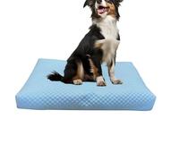 Wezalget Cubierta Lavable para Cama de Perros - Sábana Refrescante para Cama de Mascota - Funda Extraíble Y Lavable para Climas Cálidos,Interior Exterior Perrera