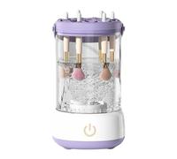 Wezalget Eléctrica De Brochas De Maquillaje,de Herramientas de Maquillaje Portátil - Limpiador Automático de Brochas Cosméticas - para Entusiastas de la Belleza Uso Personal Viaje y Estudio