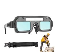 Wezalget Gafas de Soldadura Auto Oscurecibles, Protección Ocular Para Soldar, Lentes Técnicas Con Protección UV Antirreflejos Y 3 Niveles De Oscurecimiento Para Trabajos