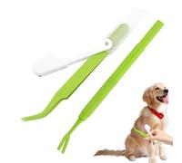 Wezalget Herramienta de eliminación de garrapatas para seres humanos, kit de eliminación de garrapatas para mascotas, con pinzas ligeras para quitar garrapatas, kit de eliminación de garrapatas para