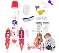 Wezalget Juguete De Cohete - Juegos Educativos Juguete Espacial Cohete,Juego Educativo Stem Actividades Interactivas Aprendizaje Preescolar Niños Niñas Habilidades Motoras Finas Explorar Descubrir