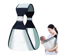 Wezalget Portabebés Portabebés, Portabebés Portabebés,Portador de cadera con cabestrillo medio envuelto - Portabebés ligero que ahorra mano de obra, soporte para bebés de menos de 45 libras para mamá