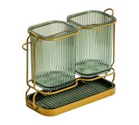 Wezalget Portacepillos de dientes de baño | Porta dentífrico | Soporte multiusos para cepillo de dientes afeitadora, palillos ideal para viaje, camping, baño