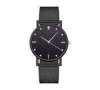 Wezalget Reloj De Mujer Elegante Correa De Malla Brillante | Con Correa de Malla Brillante para Dama Para Desplazamientos, Banquete, Actividad Social, Viaje de Negocios, Exámenes,