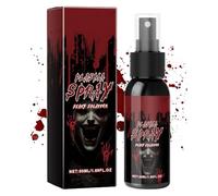 Wezalget sangre de vampiro, sangre de escenario lavable,Sangre falsa para herida cicatricial - Salpicaduras de sangre realistas, aerosol lavable, gotas de sangre para ojos, pintura corporal para