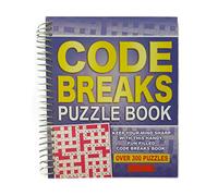 WF Graham Code Breaks Codewords Puzzle Book - Spiral Bound Brain Teasers Travel Puzzle Book con más de 300 rompecabezas
