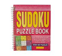 WF Graham Sudoku - Libro de rompecabezas con espiral, rompecabezas de viaje con más de 500 rompecabezas lógicos
