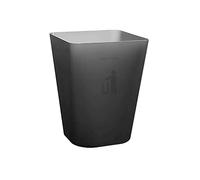 WFchenj222-6 Bote de basura Cubo de basura cuadrado sin tapa, cubo plástico Simple y hermoso for bote oficina hogar Papelera de cocina(Negro,Grande)