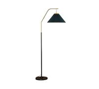 WFchenj222-6 Lámparas de pie - Lámpara de mesa vertical verde oscuro for sala de estar, lámpara de pie for dormitorio con pantalla de tela y base de hierro Lámpara de pie