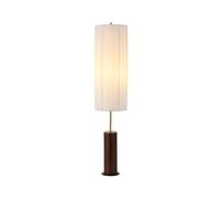 WFchenj222-6 Lámparas de pie - Lámpara de pie marrón for sala de estar, dormitorio, mesita de noche, lámpara de mesa vertical decorativa retro, luz cambiante de tres colores Lámpara de pie
