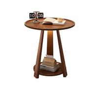 WFchenj222-6 Mesa Auxiliar móvil, Mesa Auxiliar Mesa De Centro Pequeña Mesa De Centro De Madera Maciza Negociación Balcón Mesa Redonda Pequeña De Ocio Simple Mesa de Centro