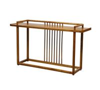 WFchenj222-6 Mesa Consola, Mesa Consola de Madera rústica de 59", Mesa de Entrada rústica, Mesa de sofá Larga y Estrecha for Sala de Estar, Pasillo, detrás del sofá, Mesa de sofá(Bruin)