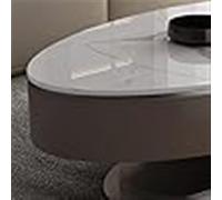 WFchenj222-6 Mesa de Centro, Coffee Table with Slate Tabletop Living Room Coffee Table with Drawers Stable Stainless Steel Frame Fashionable Cocktail Table Coffee Table (120CM*70CM) Mesa Auxiliar