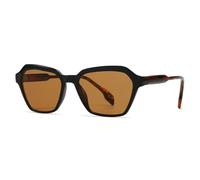 WFFZTZW Gafas de sol acrílicas retro de fotografía callejera de moda para mujer y hombre (color jengibre)