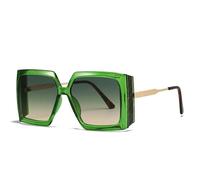 WFFZTZW Gafas de sol de lujo de gran tamaño para mujer, estilo vintage, con montura grande para exteriores (C5)