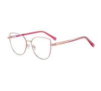 WFFZTZW Gafas de sol de metal con forma de ojo de gato para mujer, con bisagra de resorte, de lujo, de alta gama (dorado rosa)