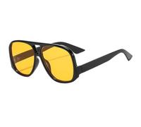 WFFZTZW Gafas de sol de moda con montura grande para hombres y mujeres, con personalidad en forma de sapo (4)