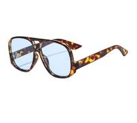 WFFZTZW Gafas de sol de moda con montura grande para hombres y mujeres, con personalidad en forma de sapo (8)