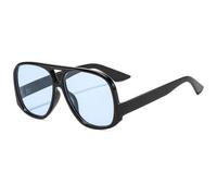 WFFZTZW Gafas de sol de moda con montura grande para hombres y mujeres con personalidad en forma de sapo (3)