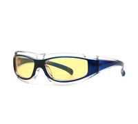 WFFZTZW Gafas de sol modernas y populares para fotografía callejera, modelos populares para mujer (amarillas)