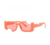 WFFZTZW Gafas de sol vintage de lujo con montura pequeña para mujer y hombre, ideales para viajes (rosa)